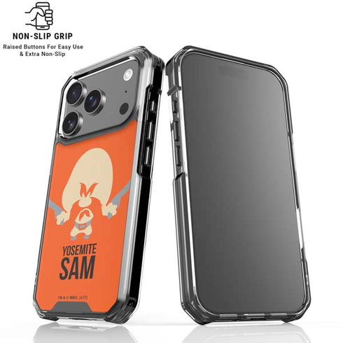 Looney Tunes Yosemite Sam Identity iPhone 17 Pro Max Clear Case