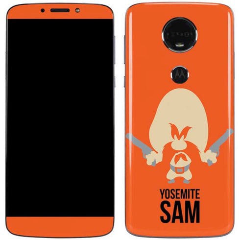 Looney Tunes Yosemite Sam Identity Moto E5 Plus Skin