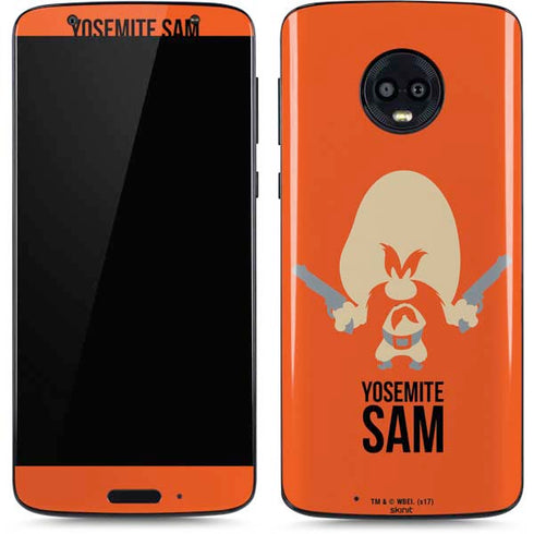 Looney Tunes Yosemite Sam Identity Moto G6 Skin
