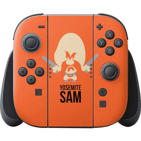 Looney Tunes Yosemite Sam Identity Nintendo Switch 2 (2025) Joy-Con Controller Skin