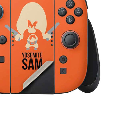 Looney Tunes Yosemite Sam Identity Nintendo Switch 2 (2025) Joy-Con Controller Skin