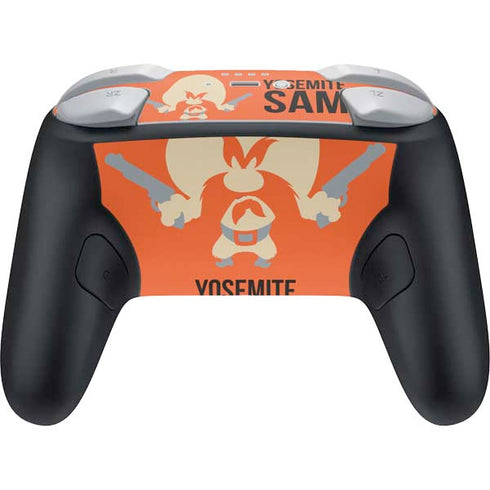Looney Tunes Yosemite Sam Identity Nintendo Switch 2 (2025) Pro Controller Skin