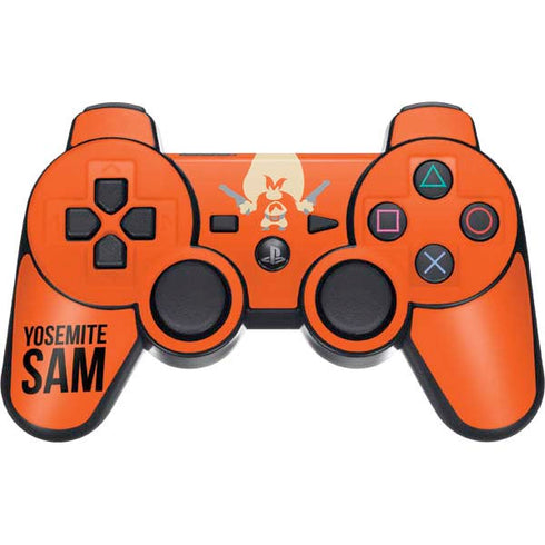 Looney Tunes Yosemite Sam Identity PS3 Dual Shock wireless controller Skin