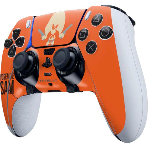 Looney Tunes Yosemite Sam Identity PS5 DualSense Edge Pro Controller Skin
