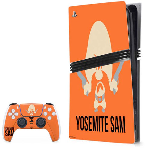 Looney Tunes Yosemite Sam Identity PS5 Pro Bundle Skin