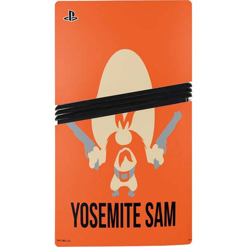 Looney Tunes Yosemite Sam Identity PS5 Pro Console Skin