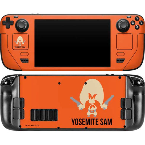 Looney Tunes Yosemite Sam Identity Steam Deck Handheld Gaming Computer OLED Skin