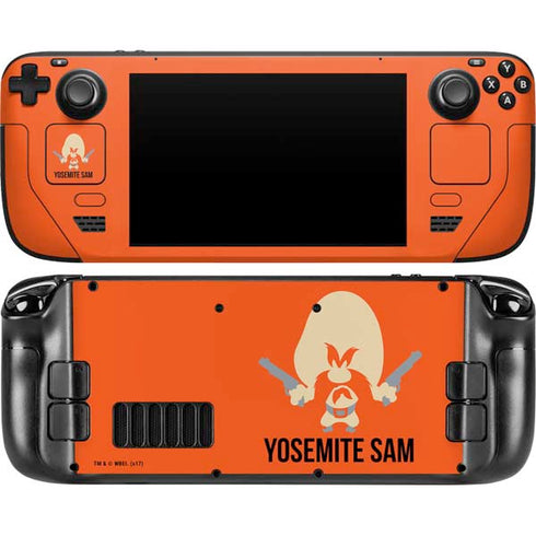 Looney Tunes Yosemite Sam Identity Steam Deck Handheld Gaming Computer Skin