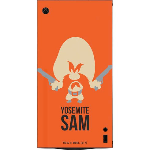 Looney Tunes Yosemite Sam Identity XBox Series X Digital Edition Console Skin