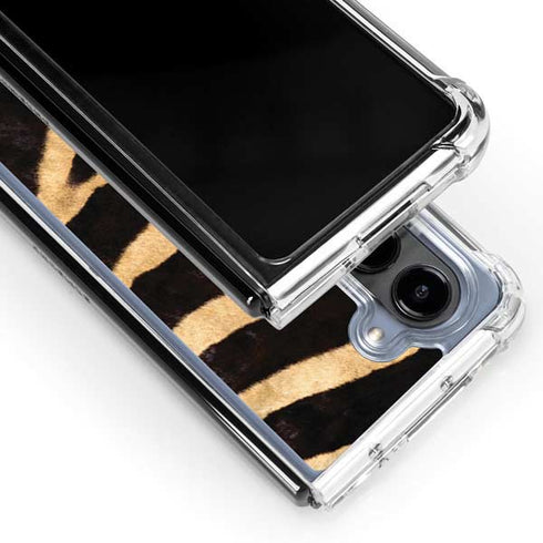 Zebra Galaxy Z Fold5 5G Clear Case