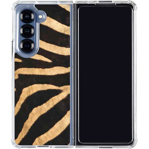 Zebra Galaxy Z Fold6 Clear Case
