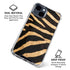 Zebra iPhone 15 Clear Case