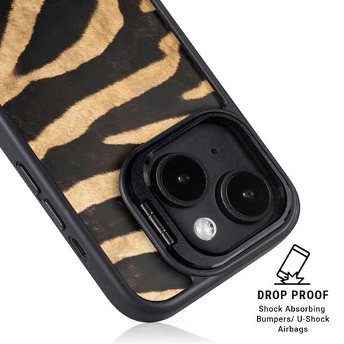 Zebra iPhone 15 Plus Kickstand Case