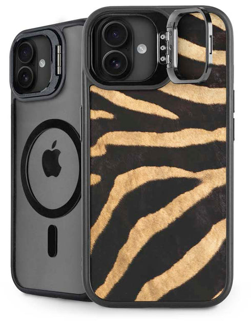 Zebra iPhone 16 Kickstand Case