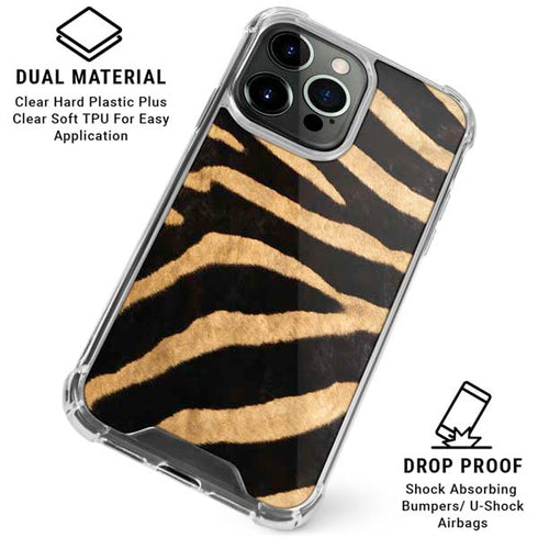 Zebra iPhone 16 Pro Max Clear Case