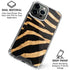 Zebra iPhone 16 Pro Max Clear Case