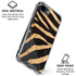 Zebra iPhone 16e Clear Case
