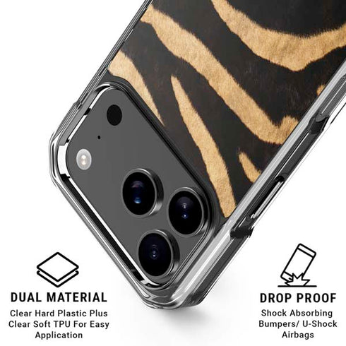 Zebra iPhone 18 Pro Clear Case