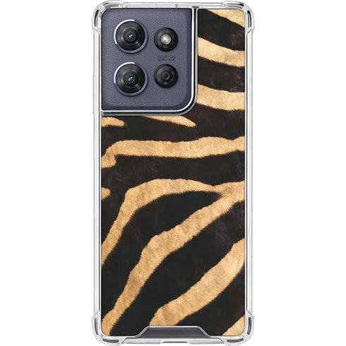 Zebra Moto G 5G (2025) Clear Case