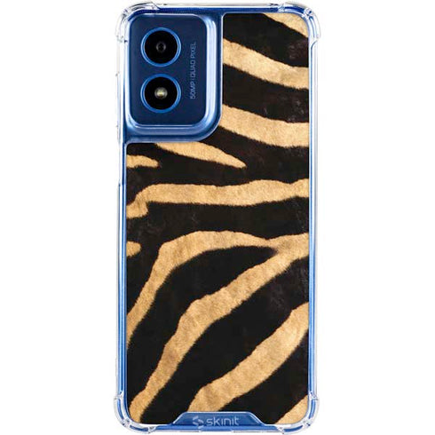 Zebra Moto G 5G (2024) Clear Case