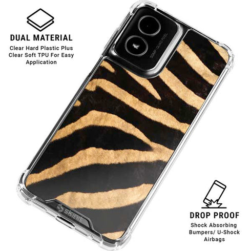 Zebra Moto G Power 5G (2024) Clear Case