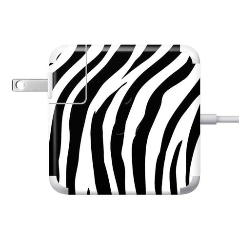 Zebra Print 85W Power Adapter (15 and 17 inch MacBook Pro Charger) Skin