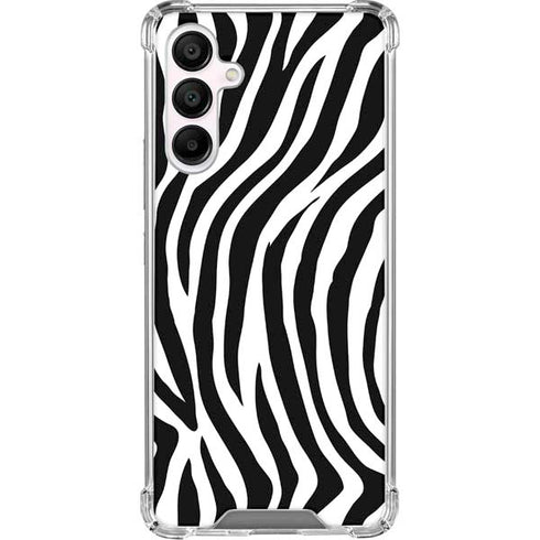 Zebra Print Galaxy A16 5G Clear Case