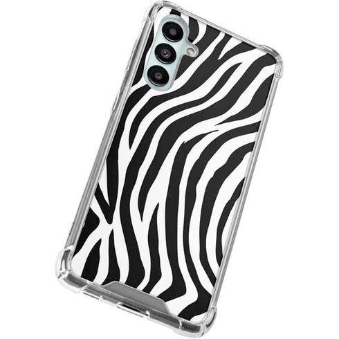 Zebra Print Galaxy A16 5G Clear Case