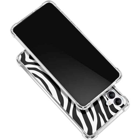 Zebra Print Galaxy A16 5G Clear Case