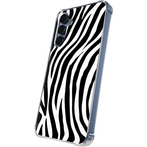 Zebra Print Galaxy A35 5G Clear Case