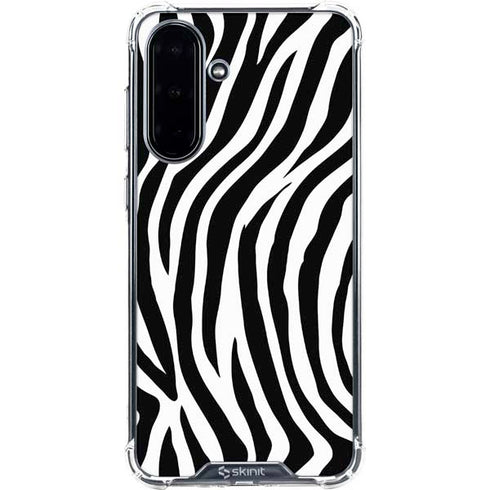 Zebra Print Galaxy A36 5G Clear Case