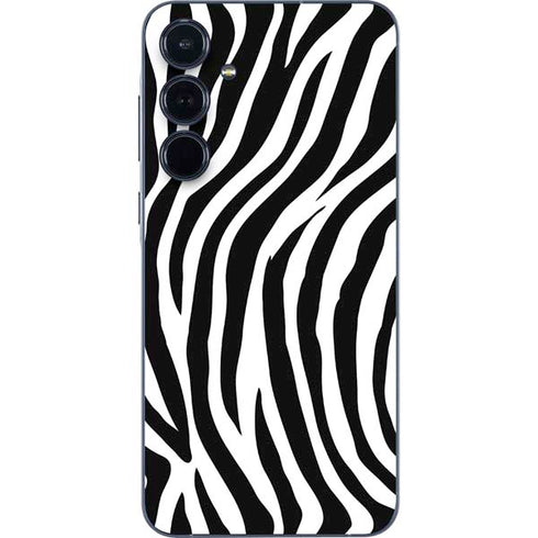 Zebra Print Galaxy A55 5G Skin