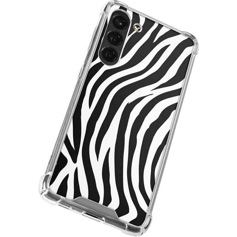 Zebra Print Galaxy S24 FE Clear Case