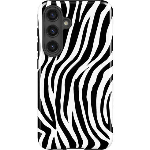 Zebra Print Galaxy S25 Impact Case