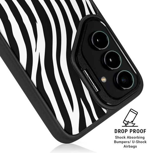 Zebra Print Galaxy S24 Plus Kickstand Case