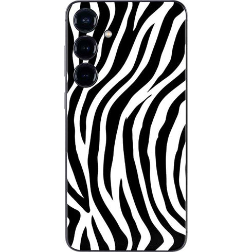 Zebra Print Galaxy S25 Skin