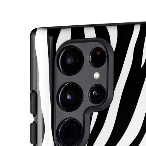 Zebra Print Galaxy S25 Ultra Impact Case