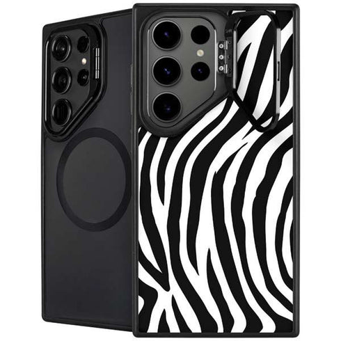 Zebra Print Galaxy S25 Ultra Kickstand Case