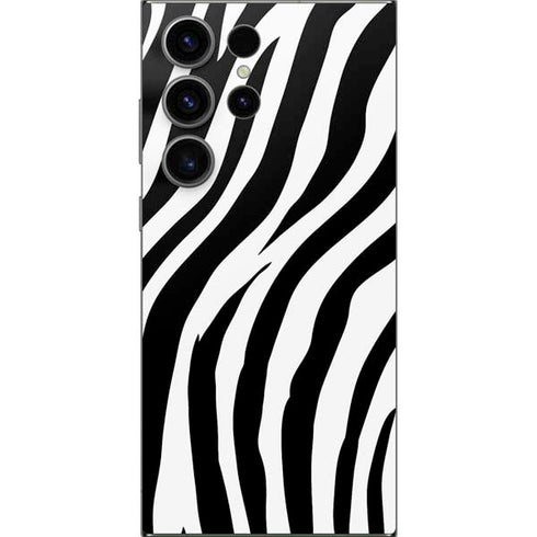 Zebra Print Galaxy S24 Ultra Skin