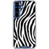 Zebra Print Galaxy S25 Clear Case