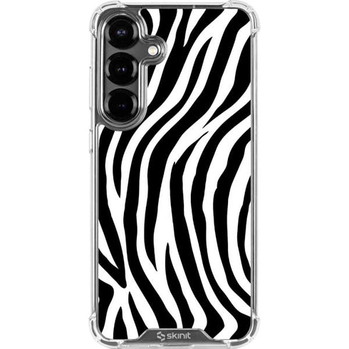 Zebra Print Galaxy S26 Clear Case
