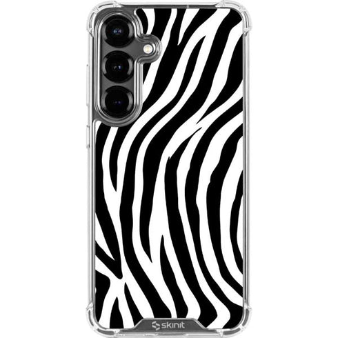 Zebra Print Galaxy S26 Plus Clear Case