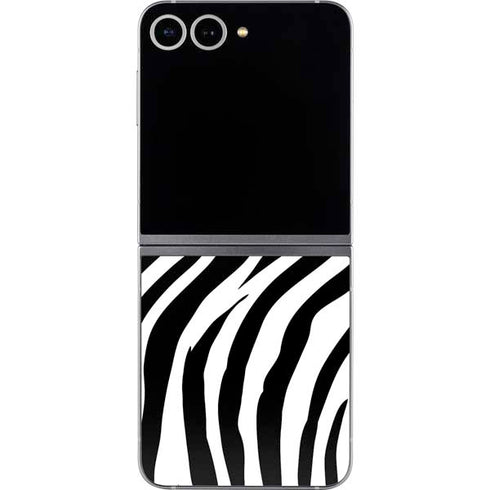Zebra Print Galaxy Z Flip6 Skin