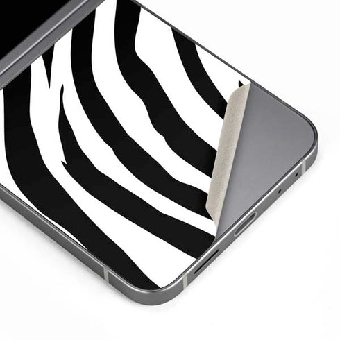 Zebra Print Galaxy Z Flip6 Skin