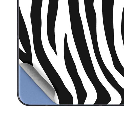 Zebra Print Galaxy Z Fold5 5G Skin