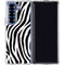 Zebra Print Galaxy Z Fold6 Clear Case