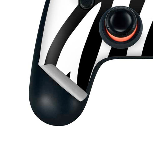 Zebra Print Google Stadia Controller Skin