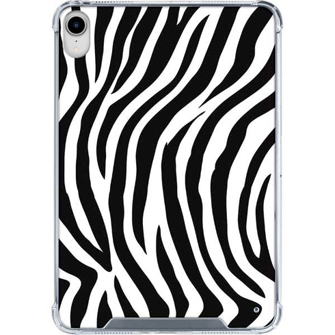 Zebra Print iPad 11th Gen (2025) Clear Case