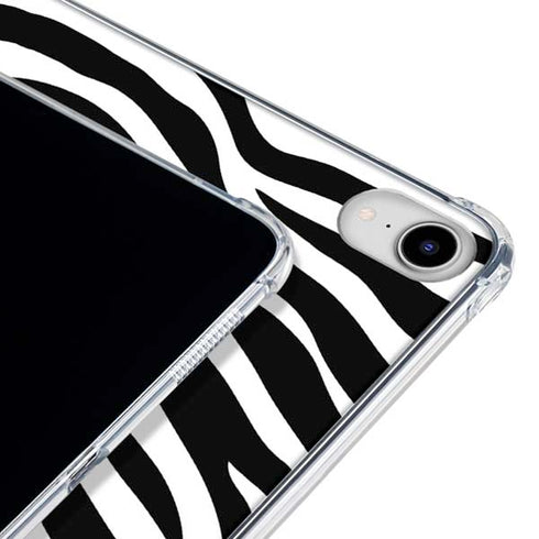 Zebra Print iPad 11th Gen (2025) Clear Case