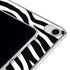 Zebra Print iPad 11th Gen (2025) Clear Case